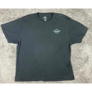 O’Neill Men’s Graphic T-Shirt Black XXL Surf Skate “First In Last Out” Logo